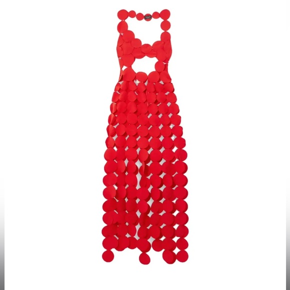 A.W.A.K.E. MODE Cutout crepe maxi dress - Picture 2 of 4